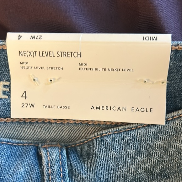NWT American Eagle next level stretch shorts TAG size 4 - Picture 9 of 13